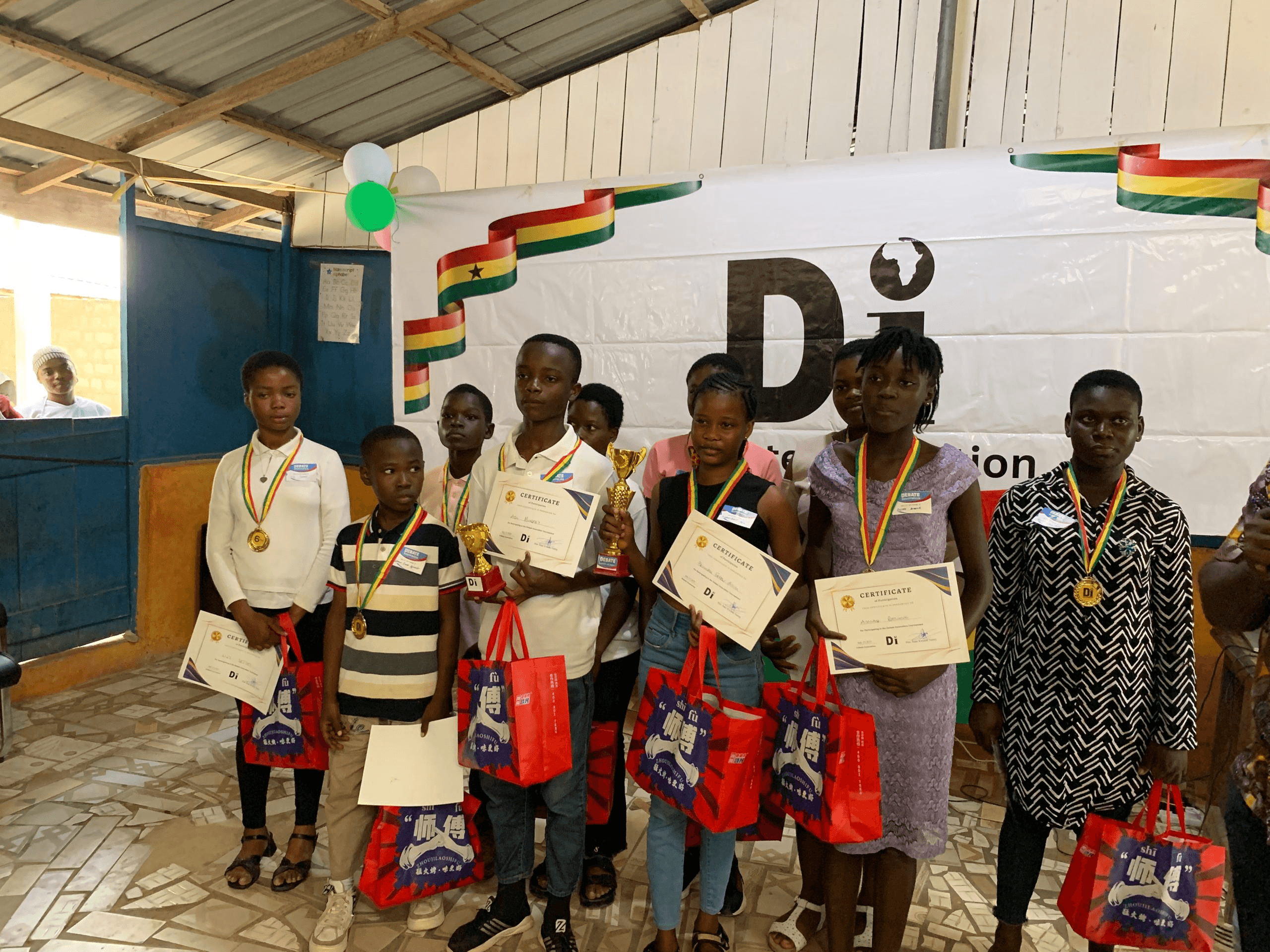 Prize giving