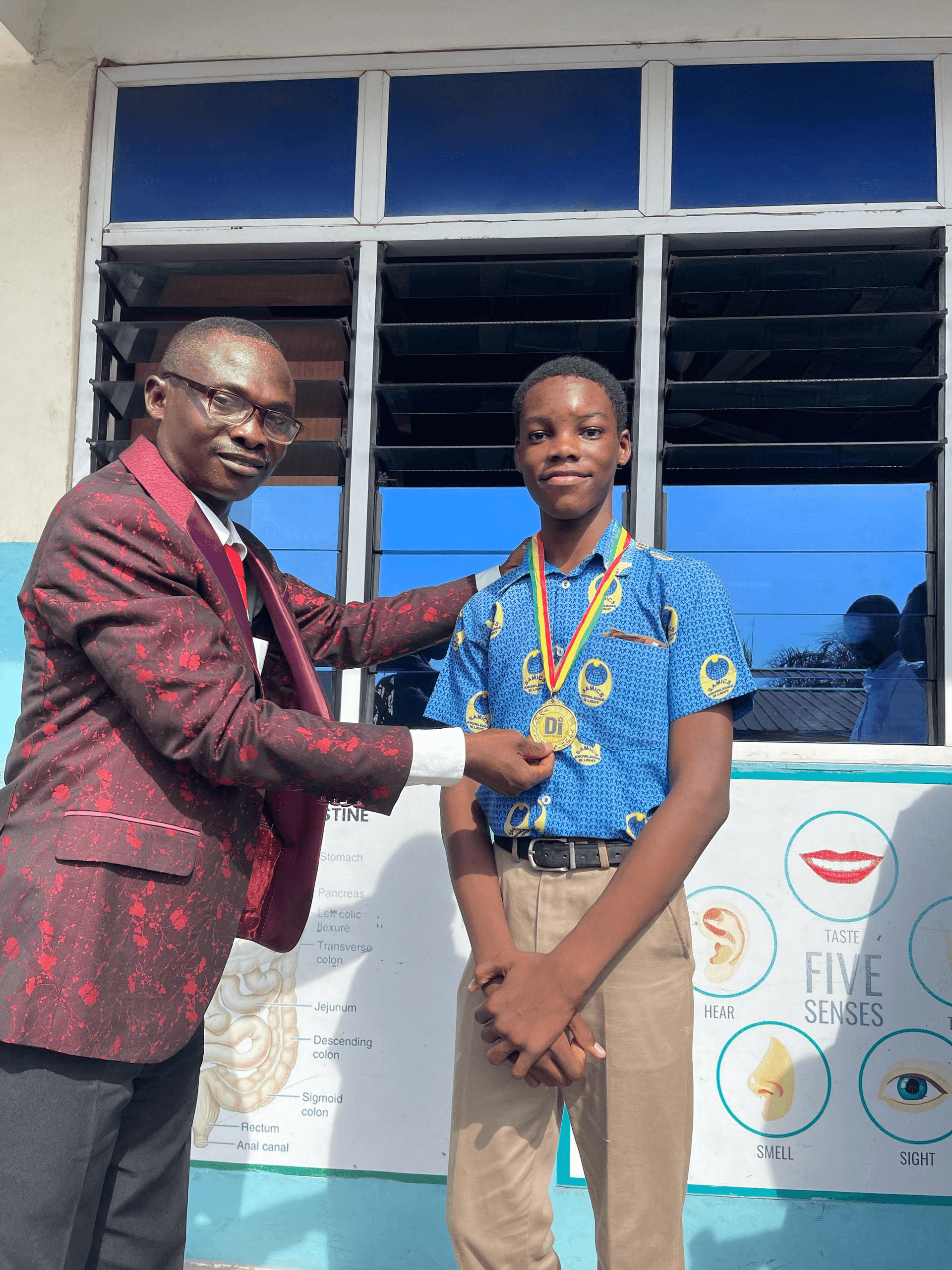 Medal presentation